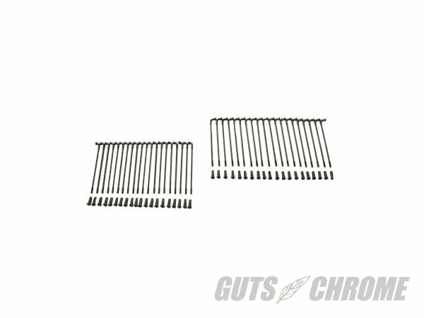 【取寄】45-0657 BUCHANAN スポークセット, ステンレス スティール XL 1964-1972 frontFX 1971-1972 fr..