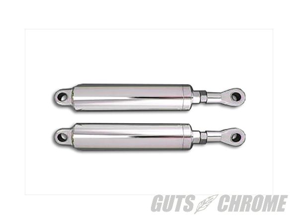 【取寄】54-0131　アジャスタブル ショック セット, クローム, スティール ボディ FXST 1989-1999FLST 1989-1999
