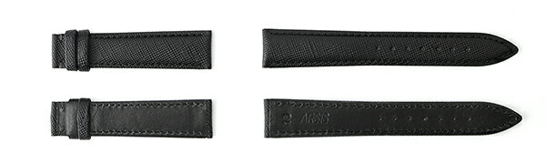 腕時計 Dバックル 交換 ベルト 18mm 20mm 22mm 24mm レザー 黒 キリコスタ型押し 牛革 ar02bk-t0 バックル 交換