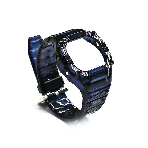 ✨極美品✨【レア】G-SHOCK DW-6900PL ベルトベゼル新品交換品 G-SHOCK Gショック 腕時計 シリコン 透明 クリア ベルト ベゼル