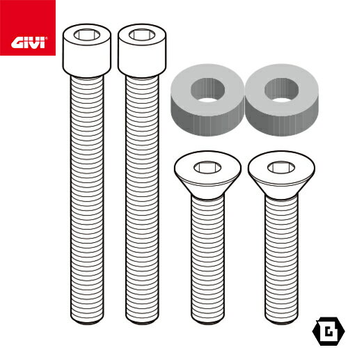 GIVI 8209KIT 取付キット リアキャリア用／MOTO GUZZI V85 TT専用