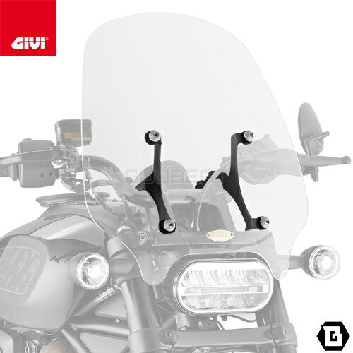 【5/21当店在庫品】GIVI A8401A フィッティングキット スクリーン用／HARLEY DAVIDSON SPORTSTER S 1250 (21 - 23)専用／ジビ