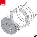 GIVI BF04 Tanklock用フランジ／KAWASAKI Z 1000 SX (17 - 19) / KAWASAKI Z 900 RS (18 - 23)他専用／ジビ