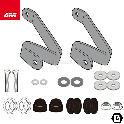 GIVI D1190KIT フィッティングキット ステー スクリーン 用／HONDA PCX160 / HONDA PCX125専用