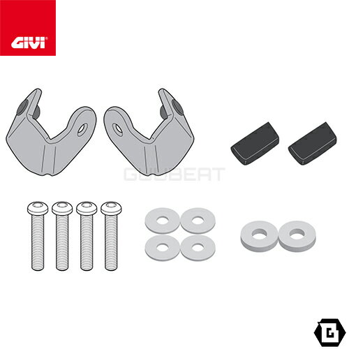 GIVI D5132KIT フィッティングキット ステー スクリーン用／BMW C 400 GT専用