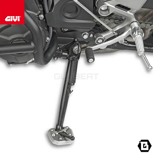 GIVI ES2122 サイドスタンドエクステンション／YAMAHA NIKEN GT 900 (19 - 23) / YAMAHA NIKEN 900 (19 - 23) / YAMAHA XSR900 (16 - 21)他専用／ジビ