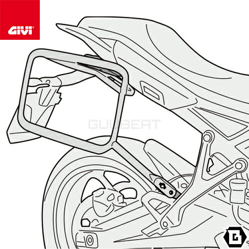 GIVI PLO6421CAM サイドケースホルダー TREKKER OUTBACK MONOKEY CAM-SIDE用 PL ONE-FIT／TRIUMPH タイガースポーツ 800専用