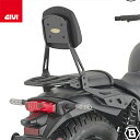 GIVI TS4134C バックレスト キャリア付き ブラック/KAWASAKI エリミネーター 500 / KAWASAKI エリミネーター 400専用