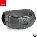GIVI V49NB AIRトップケース MONOKEYタイプ 47L容量 ブラックパネル / クリアレンズ ブラック