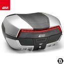 GIVI V58N MAXIA 5 トップケース MONOKEYタイプ 58L容量 シルバーパネル / レッドレンズ ブラック / シルバー