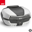 GIVI V58WLTD MAXIA 5 トップケース MONOKEYタイプ 58L容量 ホワイトパネル / クリアレンズ ホワイト / ブラック