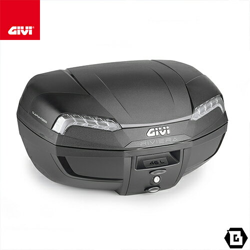 GIVI E46NT2 トップケース リビエラ TECH RIVIERA ノロックタイプ 46L容量 クリアリフレクター 防水構..