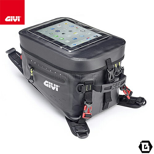 GIVI GRT715 タンクバッグ 防水 ストラップベルト固定 20L容量 汎用タイプ バイク用