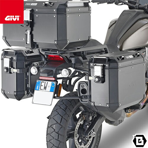 GIVI PLO8400CAM サイドケースホルダー TREKKER OUTBACK用 MONOKEY CAM-SIDE HARLEY DAVIDSON パンアメ..