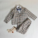 楽天kids clothes shop GUZUGUZUチェック ジャケット 110 130 グレー 黒 茶色 おしゃれ フレンチ風 フォーマル オケージョン 卒園式 入学式 春夏 薄手 新商品 リンクコーデ 子供 シンプル 個性的 カジュアル プチプラ普段着 保育園 幼稚園 小学生 キッズ ジュニア 発表会 ピアノ