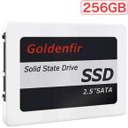 SSD 256GB SATA 内蔵2.5インチ ホワイト 側面 背面 固定 HDD 互換 NTFS exFAT ext4 フォーマット Goldenfir