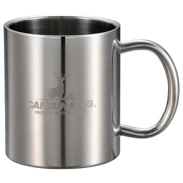 【送料無料】【4個セット】 CAPTAIN STAG キャプテンスタッグ NEWパラオ ダブルステンマグカップ350ml