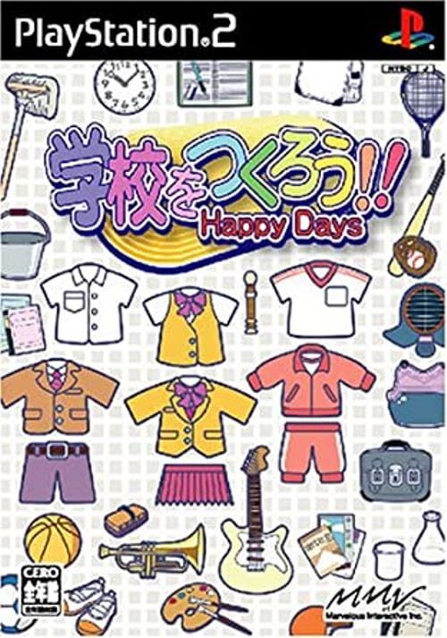 【中古】研磨済 追跡可 送料無料 PS2 学校をつくろう Happy Days!!