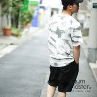 gymmaster(ジムマスター)G933339梨地ハッピーペイントTee(全面プリント)