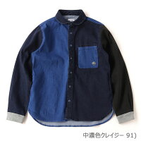 gymmaster(ジムマスター)G143624ストレッチデニムスナップシャツジャケット