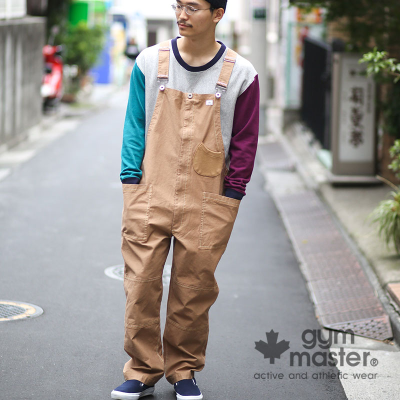 ■GO OUT 掲載商品■gym master(ジムマスター) G157652 ストレッチピケオーバーオール ■GO OUT 掲載商品■gym master(ジムマスター) G157652 ストレッチピケオーバーオール