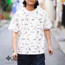 gym master(ジムマスター)公式 梨地ハッピーペイントTEE 『GO OUT』掲載|メンズ|レディース|ユニセックス|総柄|トップス|開襟襟|春夏|カジュアル|釣魚|洗いざらし|海外発送|G433697