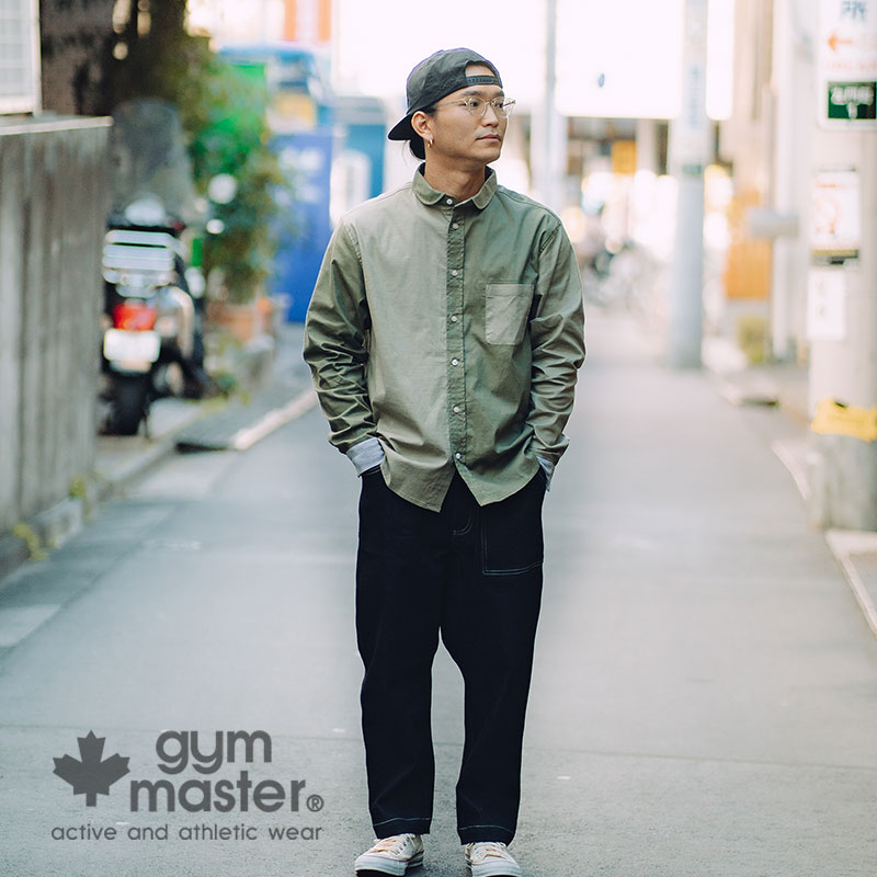 gym master(ジムマスター)公式 2WAYショールカラーロングスリーブシャツシャツ｜カーディガン｜メンズ｜メンズ｜ レディース｜無地｜長袖｜トップス｜カジュアル｜柔らか｜コットン｜海外発送｜G399659