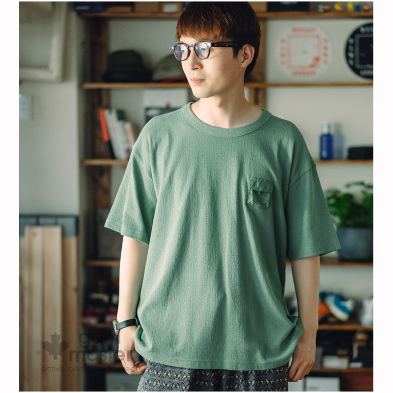 楽天gym master on-line shopgym master（ジムマスター） 公式梨地ビッグTEEメンズ｜レディース｜クルーネック｜ビックT｜おおきめ｜Tシャツ｜カジュアル｜シンプル｜カッコイイ｜おしゃれ｜大きいサイズ｜トップス｜カットソー｜無地｜胸ポケット｜ミニポケット｜g833665