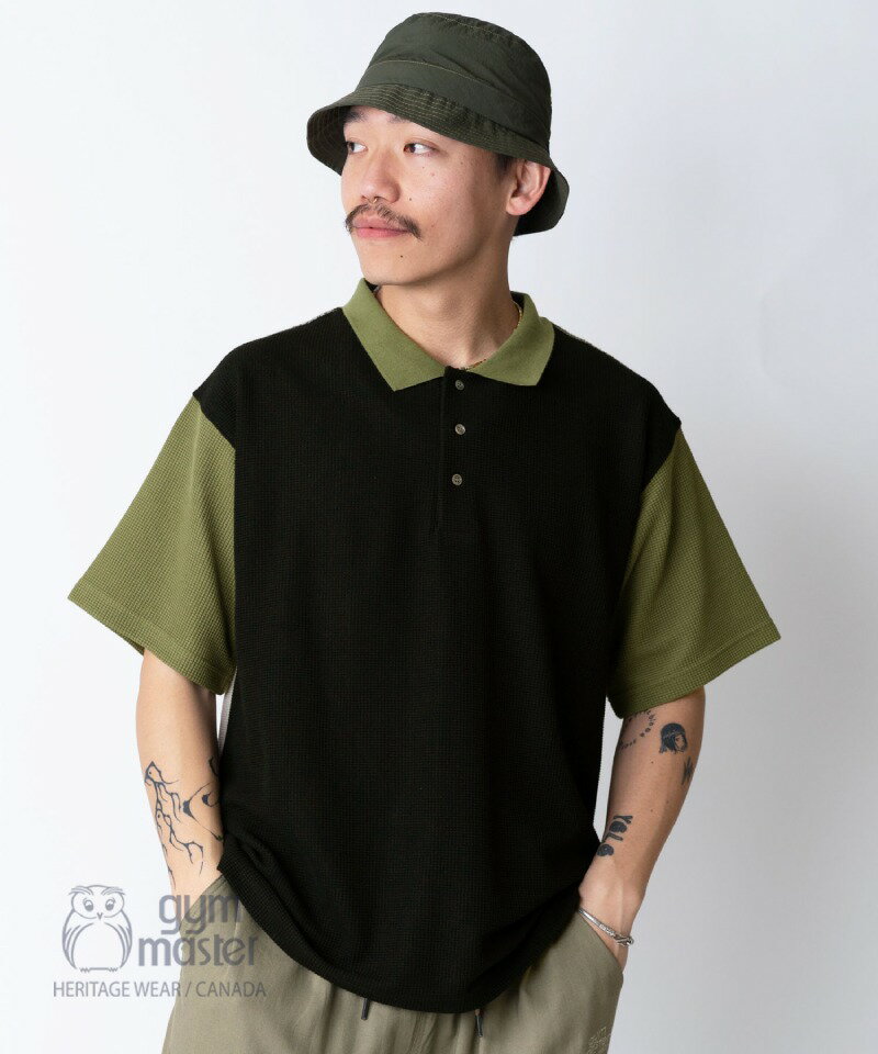 gym master(ジムマスター) 公式7.2ozドライワッフルポロ|メンズ レディース 半袖ポロシャツ 襟付き ポロ ドライ ワッフル おしゃれ かっこいい...