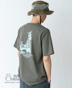 gym master 公式7.4oz SLOW LIFE Tee|Tシャツ カットソー トップス 夏服 春夏 メンズ レディース 半袖 部屋着 おじさん フロッキープリント かわいい おもしろい かっこいい おしゃれ 刺繍Tシャツ カジュアル ベージュ 黒T 白T恤衫|G521788