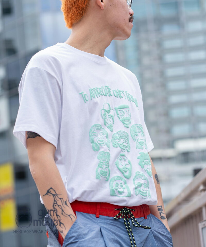 Rakuten - gym master 公式 5.8oz T/Cドライfriends Tee｜スマイル トップス 半袖Tシャツ メンズ レディース ユニセックス ポリコットン 丸首 クルーネック イエロー ぷっくり 夏服 かわいい かっこいい おしゃれ 部屋着 カジュアル プリントTシャツ ブランド｜ジムマスター G533761
