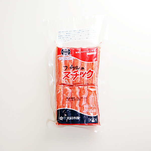 かにかまぼこ フィッシュスチック 500g 冷蔵便　[カニカマ,かにかま,カニ風味かまぼこ]