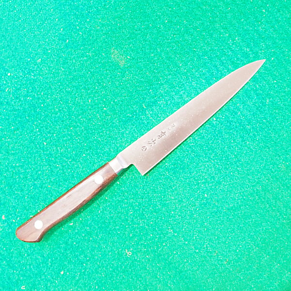 ほぼ未使用】京都 有次 上製 ペティナイフ ツバ付 小 12cm 箱付 ほぼ未使用】京都 有次 上製 ペティナイフ ツバ付 小 12cm 箱付