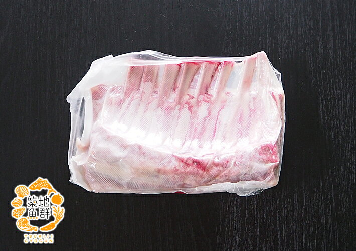 築地魚群の仔羊骨付きロース（ラムラックフレンチ）約800gオーストラリア産 冷凍便　[ラム,ラム肉,フレンチラック,ラムラック,仔羊,子羊,仔羊肉,子羊肉,骨付きリブロース,ラムチョップ,フレンチチョップ]｜アングル3