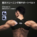 トレニング用サポートベルト 姿勢補正 サポーター ベルト レディース メンズ 男女兼用 背筋 背筋用 サポート インナー 姿勢 改善 矯正 グッズ ねこ背 バス...