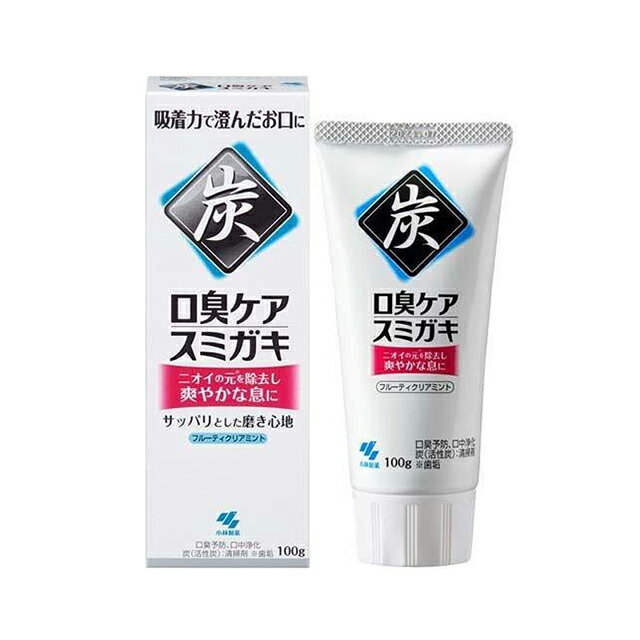 口臭ケア スミガキ 100g 匂い ニオイ 口臭 予防 吸着 歯垢 除去 防ぐ 口内 清潔 さっぱり 爽快 歯磨き粉 口腔ケア 小林製薬