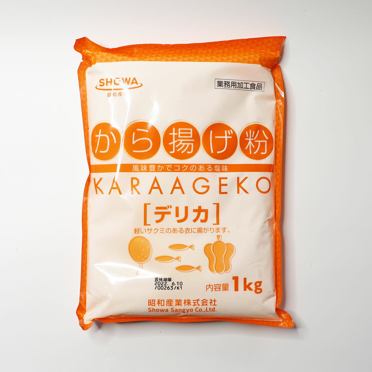 昭和産業［からあげ粉 デリカK 1kg］ミックス粉 職人仕立て からっと 唐揚げ名人 業務用サイズ 業務用食品 食品 食材 プロ用 業務用 プロ仕様 大容量 お買得サイズ お買得 お得サイズ コスパ 大袋 大サイズ ジャンボ