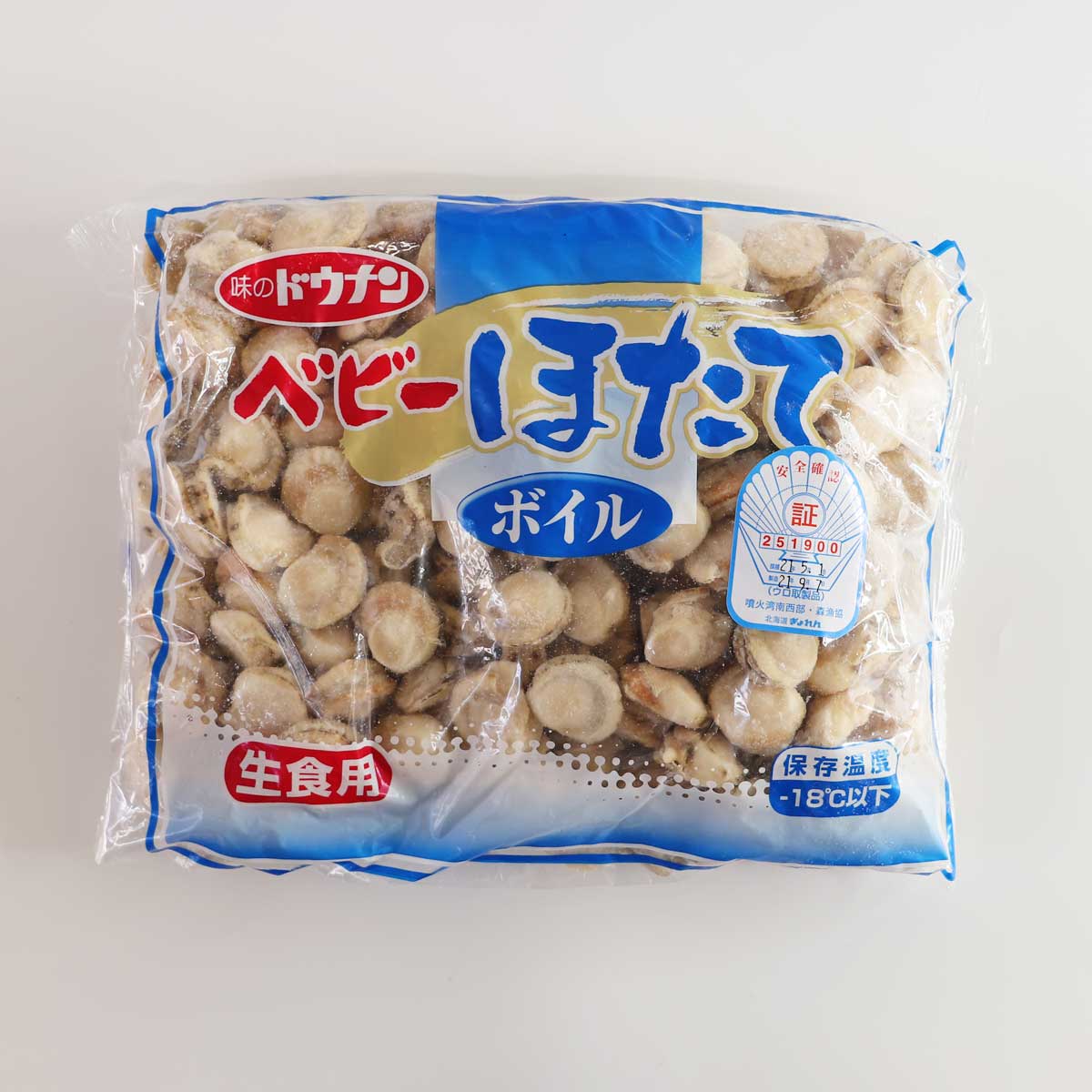 原材料名帆立貝内容量1kg