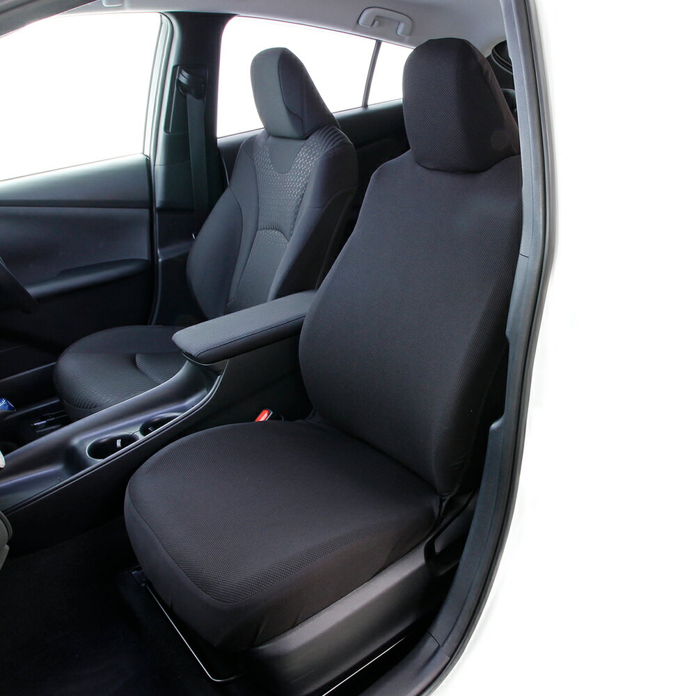 錦産業 TOMBOY　NN-7330　ストレッチ撥水汎用シートカバー ブラック 黒 軽自動車にも普通車にも対応の..