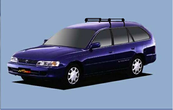 【カローラワゴン専用ルーフキャリア】SEIKOH TUFREQ ル−フキャリア Pシリーズ H3.9〜H12.8 E10# ルー..