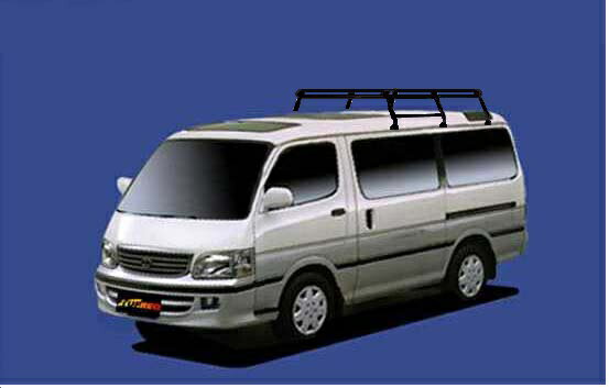 【ハイエースワゴン専用ルーフキャリア】SEIKOH TUFREQ ル−フキャリア Pシリーズ H1.8〜H16.8 H1# ミド..