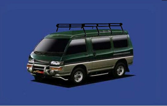 【デリカスターワゴン専用ルーフキャリア】SEIKOH TUFREQ ル−フキャリア Pシリーズ S61.6〜H11.7 P35 ..