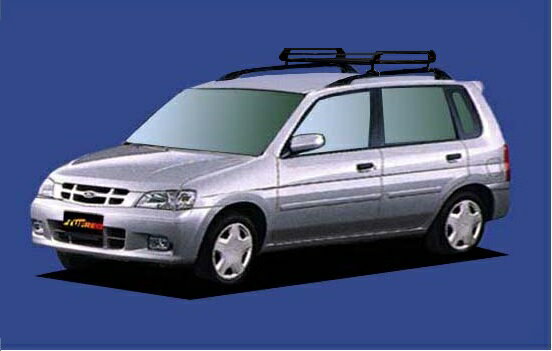 【フェスティバミニワゴン専用ルーフキャリア】SEIKOH TUFREQ ル−フキャリア Pシリーズ H8.8〜H15.9 DW ルーフレール付 PR22 セイコウ タフレック 精興工業