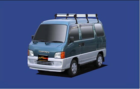 【サンバーバン専用ルーフキャリア】SEIKOH TUFREQ ル−フキャリア Hシリーズ H11.2〜H24.3 TV 全車共通..