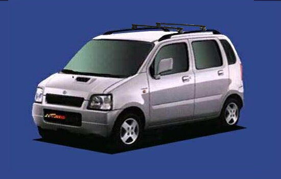 【ワゴンR専用システムキャリアセット】H10.10〜H15.9 MC11S/MC21S ルーフレール付 セイコウ TUFREQ タフレック VB4+FRA1+不要