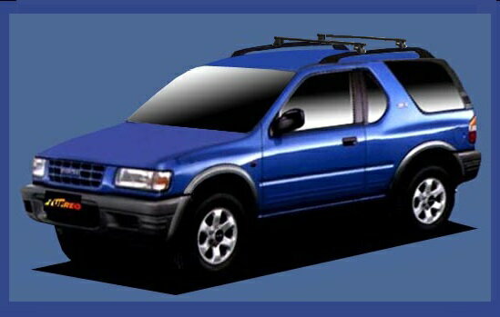 【ミュー専用システムキャリアセット】H10.5〜H14.9 UES/UER ルーフレール付 セイコウ TUFREQ タフレック VB6+FRA1+不要