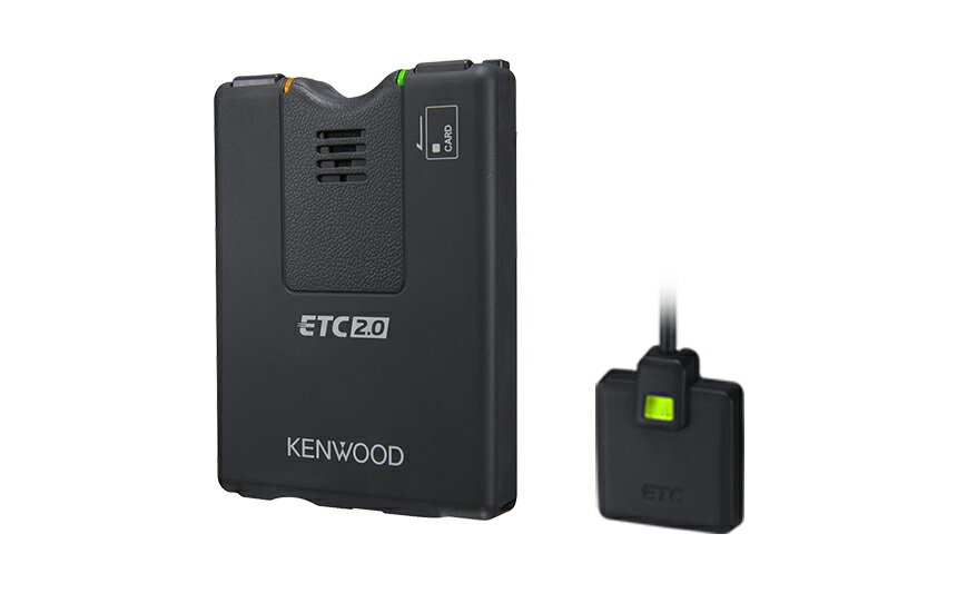 JVC ケンウッド ETC-N3000 カーナビ連動型 ETC2.0車載器 安心の日本製 利用履歴確認 GPS・スピーカー内蔵アンテナ 音声案内 ETCカード抜き忘れ警告 ETCカード有効期限通知 ETC-N-3000