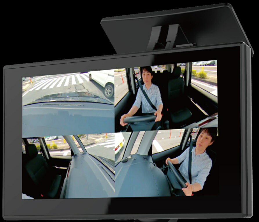 イノベイティブ販売 DZ-520G GPS搭載360°ドライブレコーダー 高画質370万画素 5インチ液晶 フロント単体モデル DZ520G