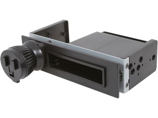 ビートソニック QBG15 オーディオの1DINスペースを利用して固定するタイプのスタンド L型フック/LLフッ..