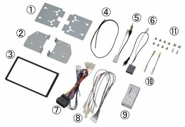 カナック TBX-H003 N-BOXスラッシュ JF1/JF2 H26/12 ～サウンドマッピングシステム付車用カーAV取付キット カナテクス